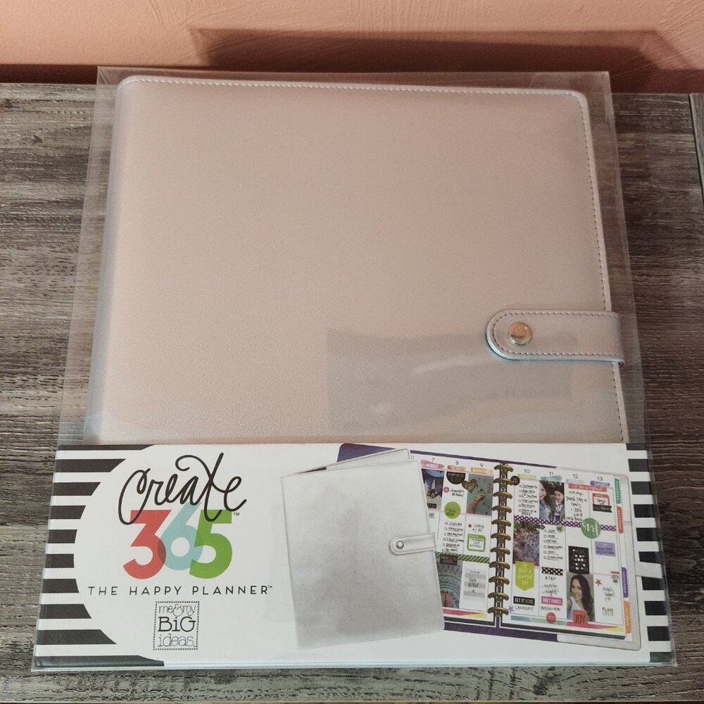 NEW Happy Planner Deluxe Cover - BIG - Silver